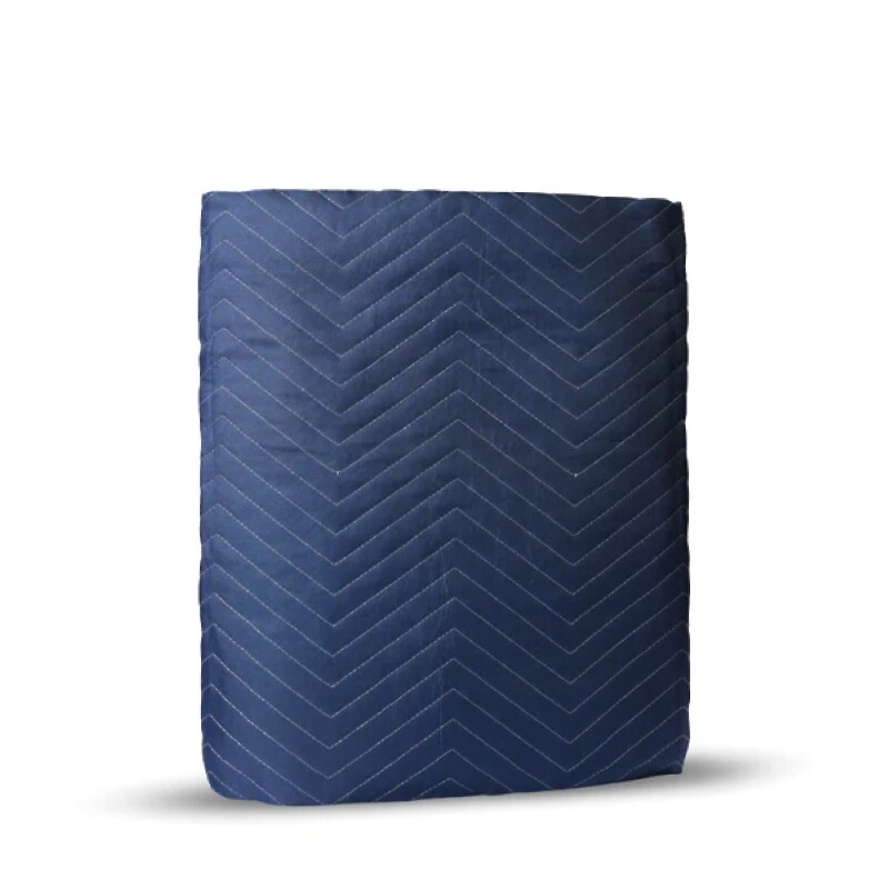 Premium Moving Blanket - 72" x 80", Polyester Cotton Blend, Blue